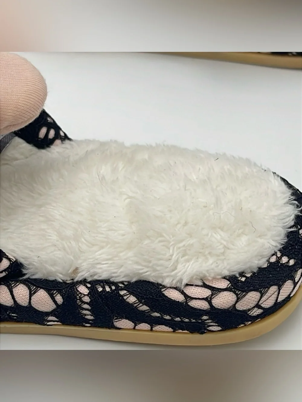 Dudutown Pink/Black Slippers - EU Size 28/29 (Approx. US Kids' Size 11.5-12)